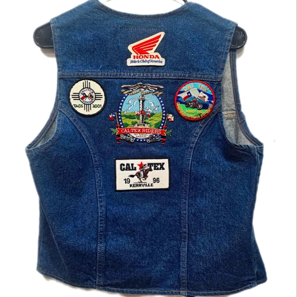 Vintage Wrangler Denim Western Vest  Size M